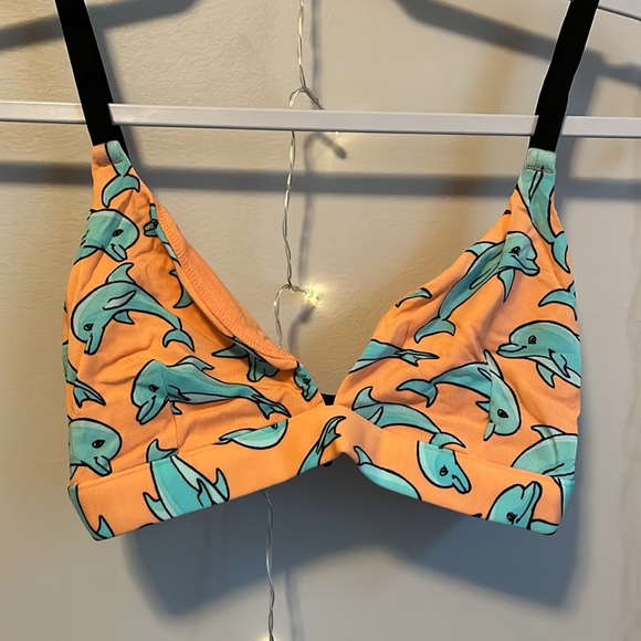MeUndies Dolphin Triangle Bralette - Picture 4 of 7